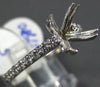 ESTATE .56CT DIAMOND 14KT WHITE GOLD CLASSIC 8 PRONG SEMI MOUNT ENGAGEMENT RING