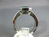 2.90CT DIAMOND & AAA EMERALD 14KT WHITE GOLD 3D SQUARE OCTAGON ENGAGEMENT RING