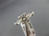 ANTIQUE .62CT ROUND DIAMOND PLATINUM 3D FILIGREE FISHTAIL ENGAGEMENT RING #22181