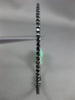ESTATE 1.26CT BLACK DIAMOND 14K BLACK GOLD CLASSIC SEMI ETERNITY BANGLE BRACELET