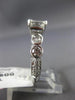 ESTATE 2.24CT EMERALD CUT DIAMOND 18KT WHITE GOLD CLASSIC ENGAGEMENT RING #21171