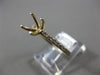ESTATE .20CT DIAMOND 14KT YELLOW GOLD CLASSIC 4 PRONG SEMI MOUNT ENGAGEMENT RING