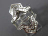 ESTATE EXTRA LARGE 4.26CT DIAMOND PLATINUM 3D INSERT ENGAGEMENT RING SET #841