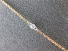 ESTATE 1.37CT PINK DIAMOND 18K WHITE & ROSE GOLD 3D BY THE YARD LEAF NECKLACE