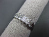 ESTATE 1.0CT DIAMOND 14KT WHITE GOLD 5 STONE SHARED PRONG ANNIVERSARY RING