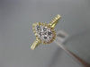 ESTATE .39CT DIAMOND 18KT WHITE GOLD CLUSTER PEAR SHAPE FRIENDSHIP PROMISE RING