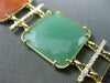 ESTATE WIDE & LONG 1.45CT DIAMOND & AAA MULTI GEM 14KT WHITE 3D SQUARE BRACELET