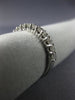 ESTATE .65CT DIAMOND 18KT WHITE GOLD 11 STONE SEMI ETERNITY ANNIVERSARY RING