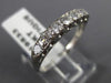 ANTIQUE .30CT OLD MINE DIAMOND 14KT WHITE GOLD FILIGREE ANNIVERSARY RING #19533