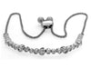 ESTATE .50CT DIAMOND 14KT WHITE GOLD 3D CLASSIC BEZEL ETOILE LOVE BRACELET