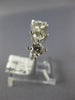 ESTATE LARGE 1.64CT DIAMOND 18KT WHITE GOLD 3D ROUND FIVE STONE ANNIVERSARY RING
