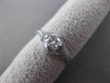 ANTIQUE .30CT DIAMOND 18K WHITE GOLD 3D SOLITAIRE FILIGREE ENGAGEMENT RING #2242