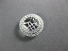 ESTATE LARGE .55CT DIAMOND 18K WHITE GOLD 3D CLASSIC DOUBLE HALO JACKET EARRINGS