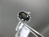ESTATE 1.99CT DIAMOND & AAA ALEXANDRITE 14K WHITE GOLD OVAL HALO ENGAGEMENT RING