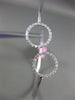ESTATE .55CT DIAMOND 14K WHITE GOLD CLASSIC CRISS CROSS FLEXIBLE BANGLE BRACELET