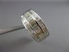 ESTATE WIDE 2.43CT DIAMOND 18KT WHITE GOLD BAGUETTE & PRINCESS ANNIVERSARY RING