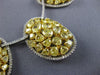 ESTATE EXTRA LARGE 17.17CT WHITE & FANCY YELLOW DIAMOND 18K 2 TONE GOLD NECKLACE