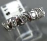 ESTATE .42CT ROUND DIAMOND 14K WHITE GOLD 3D WEDDING ANNIVERSARY RING BAND #2281