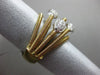 ESTATE LARGE .78CT DIAMOND 18KT 2 TONE GOLD 3D PAVE OVAL CRISS CROSS SNAKE RING