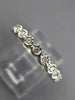 ESTATE .40CT DIAMOND 14KT WHITE GOLD 3D ETERNITY ANNIVERSARY WEDDING RING #26487