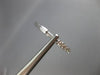 ESTATE 1.77CT DIAMOND 18KT WHITE GOLD INSIDE ROUND HOOP HUGGIE HANGING EARRINGS