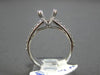 ESTATE .56CT DIAMOND 14KT WHITE GOLD CLASSIC 8 PRONG SEMI MOUNT ENGAGEMENT RING
