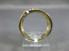 ESTATE WIDE .23CT DIAMOND 14K TWO TONE GOLD MULTI ROW GRADUATING BEZEL LOVE RING