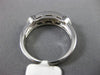 ESTATE .50CT ROUND CUT DIAMOND 14KT WHITE GOLD CLASSIC 2 ROW CHANNEL LOVE RING