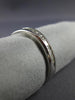 ESTATE .55CT PRINCESS DIAMOND 14KT WHITE GOLD 3D CHANNEL ANNIVERSARY RING #17304