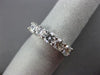 ESTATE 1.25CT DIAMOND 14KT WHITE GOLD 5 STONE CLASSIC SHARED PRONG WEDDING RING