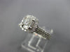 WIDE 1CT ROUND & BAGUETTE DIAMOND 14K WHITE GOLD ENGAGEMENT ANNIVERSARY RING SET