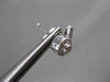ESTATE .36CT DIAMOND 18KT WHITE GOLD FLOWER CLUSTER HUGGIE POST EARRINGS #21306