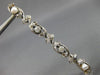 ANTIQUE 1.0CT OLD MINE DIAMOND & PEARL 14K WHITE GOLD FLOWER PIN BROOCH #19162