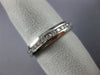 ESTATE .25CT DIAMOND 18K WHITE GOLD 3D SEMI ETERNITY CHANNEL ANNIVERSARY RING