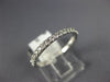 ESTATE .24CT DIAMOND 14KT WHITE GOLD SEMI ETERNITY COMFORT FIT ANNIVERSARY RING