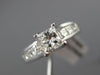 ESTATE 1.78CT PRINCESS DIAMOND PLATINUM 3D LUCIDA ENGAGEMENT RING #19559