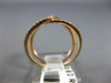 ESTATE WIDE .40CT DIAMOND 14KT ROSE GOLD 3D OVAL INFINITY LOVE KNOT FUN RING