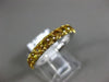 ESTATE 1.74CT AAA YELLOW SAPPHIRE 14KT WHITE GOLD 3/4 ETERNITY ANNIVERSARY RING