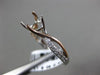 ESTATE .17CT DIAMOND 14KT WHITE & ROSE GOLD INFINITY SEMI MOUNT ENGAGEMENT RING