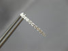 .50CT DIAMOND 14KT WHITE GOLD 3D CLASSIC 1.5mm INSIDE OUT LOVE HOOP EARRINGS