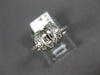 ESTATE .22CT DIAMOND 14KT WHITE GOLD TENSION SEMI MOUNT ENGAGEMENT RING #12118