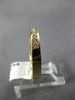 ESTATE .42CT DIAMOND 14KT YELLOW GOLD 3D CLASSIC CHANNEL ANNIVERSARY RING #14595