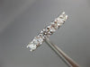 ESTATE 1.40CT DIAMOND 14K WHITE GOLD 7 STONE SHARE PRONG ANNIVERSARY RING #18618