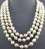 ESTATE EXTRA LONG NATURAL SOUTH SEA PEARL 3D 66" INCH NECKLACE #26561
