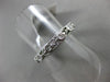 ANTIQUE .15CT DIAMOND 14K WHITE GOLD 7 STONE ETOILE OPEN FILIGREE WEDDING RING