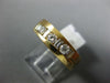 ESTATE WIDE 1.02CT DIAMOND 14KT YELLOW GOLD 7 STONE COMFORT FIT ANNIVERSARY RING