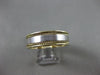 ESTATE 14KT YELLOW & WHITE GOLD HANDCRAFTED WEDDING ANNIVERSARY RING #24640