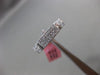 ESTATE .75CT PRINCESS CUT DAMOND 18KT WHITE GOLD 3D WEDDING ANNIVERSARY RING VVS