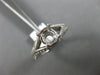 ESTATE .45CT DIAMOND 14KT WHITE GOLD V SHAPE CLASSIC SEMI MOUNT ENGAGEMENT RING