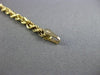 ESTATE 14KT YELLOW GOLD 3D CLASSIC ROPE LOBSTER LOCK CHAIN BRACELET 3mm #26014